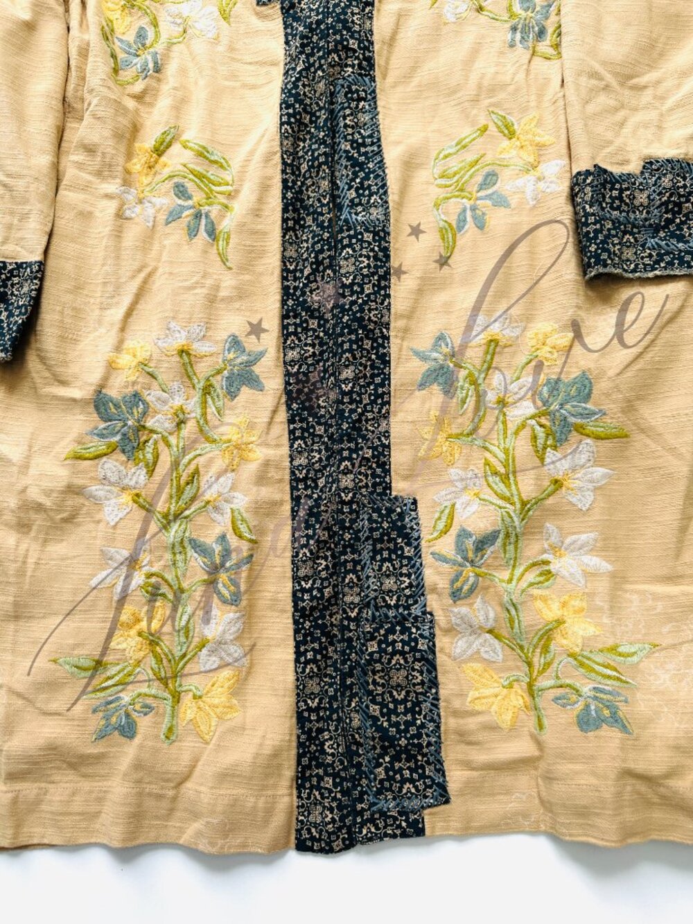 FREE PEOPLE Henlow Embroidered Duster In Yellow Combo (size XS/S) NWT - Picture 4 of 10